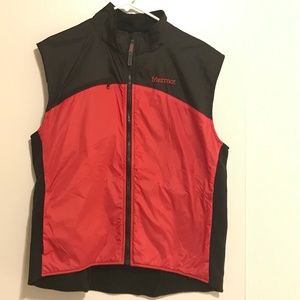 MARMOT - Vest - Dri Clime - Large - Red/Black